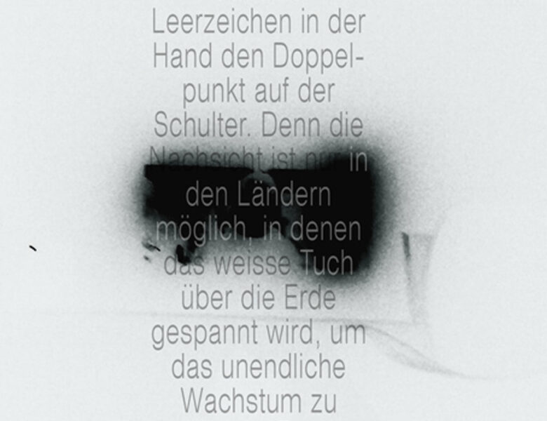 Das Leerzeichen in der Hand