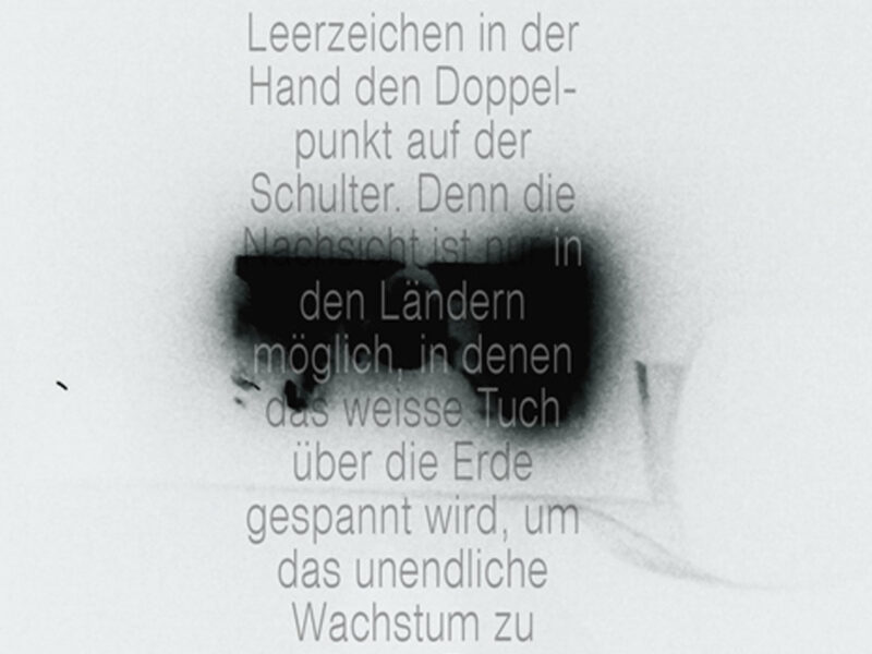 Das Leerzeichen in der Hand